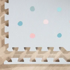 Puzzlematte - Alfie XL Dots Hellgrau - 180x180cm