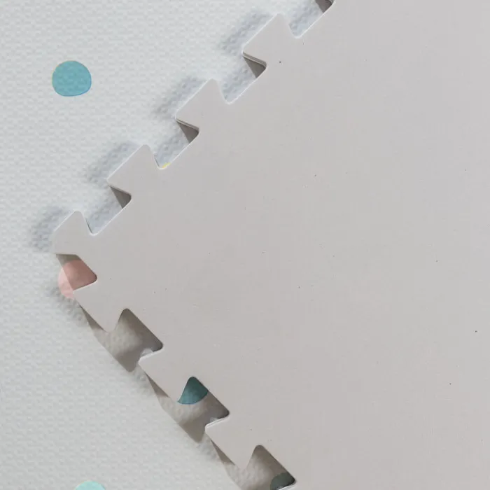 Puzzlematte - Alfie XL Dots Hellgrau - 180x180cm