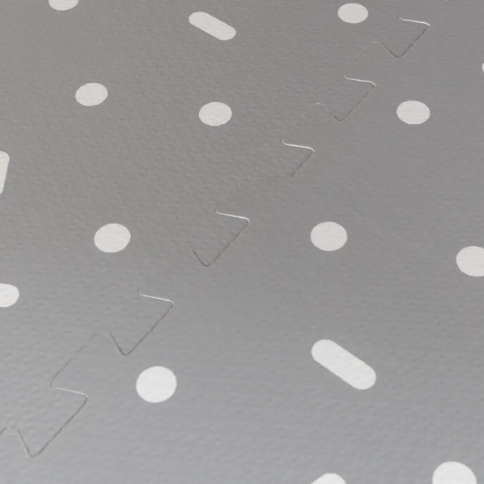 Puzzlematte - Alfie XL Sprinkles Grau - 180x180cm