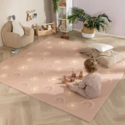 Puzzlematte - Alfie XL Sun Rosa - 180x180cm