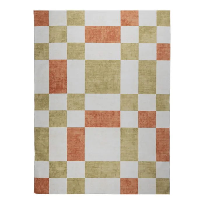Retro In- & Outdoorteppich - Pop Cubes Terra