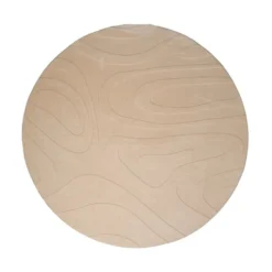 Runder Teppich Wohnzimmer - Charm Shapes Beige