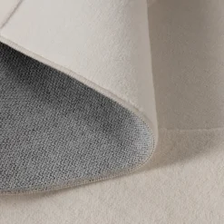 Runder Teppich Wohnzimmer - Charm Circles Weiß