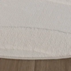 Runder Teppich Wohnzimmer - Charm Shapes Weiß