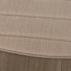 Runder Teppich Wohnzimmer - Charm Arches Beige
