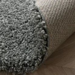Runder Wohnzimmer Teppich - Yves Grün
