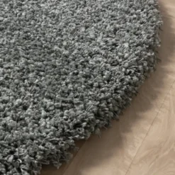 Runder Wohnzimmer Teppich - Yves Grün