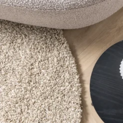 Runder Wohnzimmer Teppich - Yves Beige