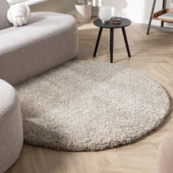 Runder Wohnzimmer Teppich - Yves Beige