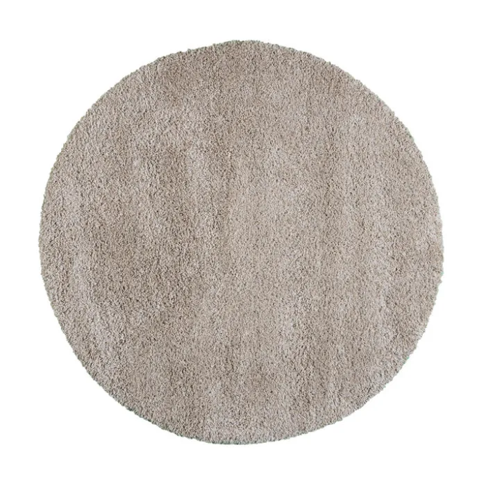 Runder Wohnzimmer Teppich - Yves Taupe