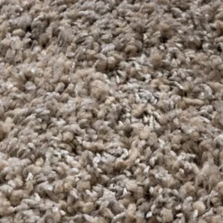 Runder Wohnzimmer Teppich - Yves Taupe