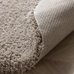 Runder Wohnzimmer Teppich - Yves Taupe