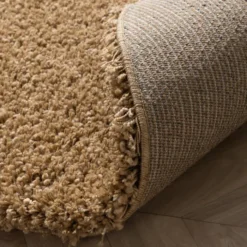 Runder Wohnzimmer Teppich - Yves Gold