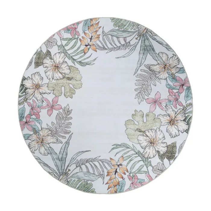 Rund Outdoor Teppich - Poppy Creme