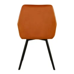 Samtstuhl - Karl Orange