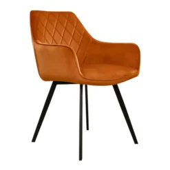 Samtstuhl - Karl Orange