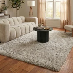 Shaggy Teppich - Blaze Beige Grau