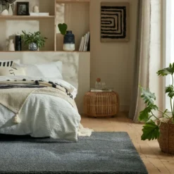 Shaggy Teppich - Farenzo Grau