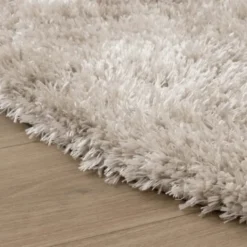 Shaggy Teppich Oval - Blaze Beige Grau - 162x232cm