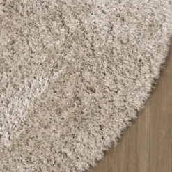 Shaggy Teppich Oval - Blaze Beige Grau - 162x232cm