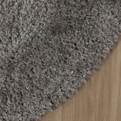 Shaggy Teppich Oval - Blaze Grau - 160x230cm