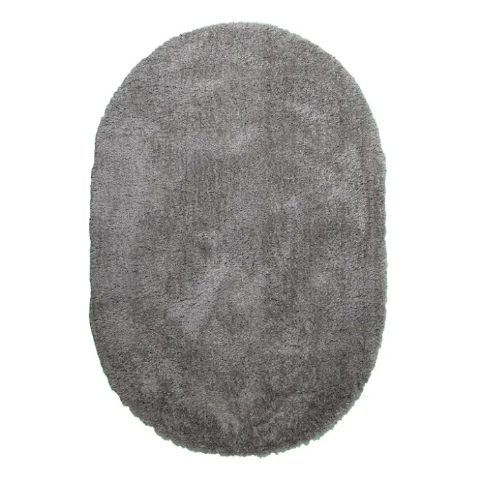 Shaggy Teppich Oval - Blaze Grau - 160x230cm