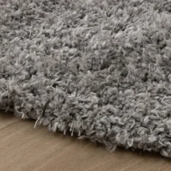 Shaggy Teppich Oval - Blaze Grau - 160x230cm