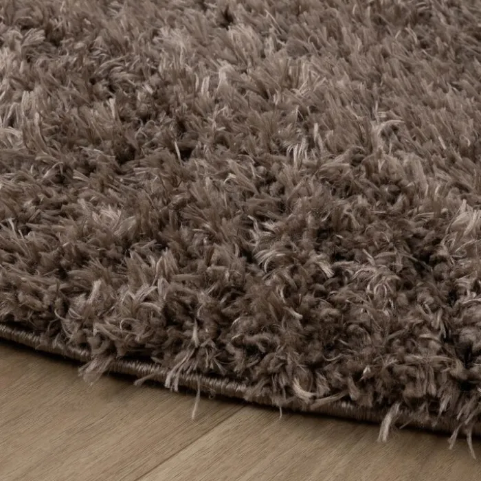 Shaggy Teppich Oval - Blaze Taupe - 160x230cm