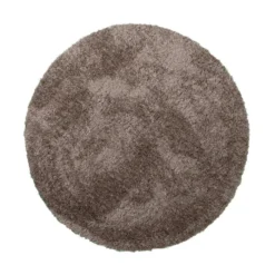 Shaggy Teppich Rund - Blaze Taupe