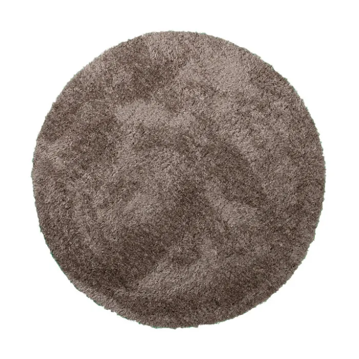 Shaggy Teppich Rund - Blaze Taupe