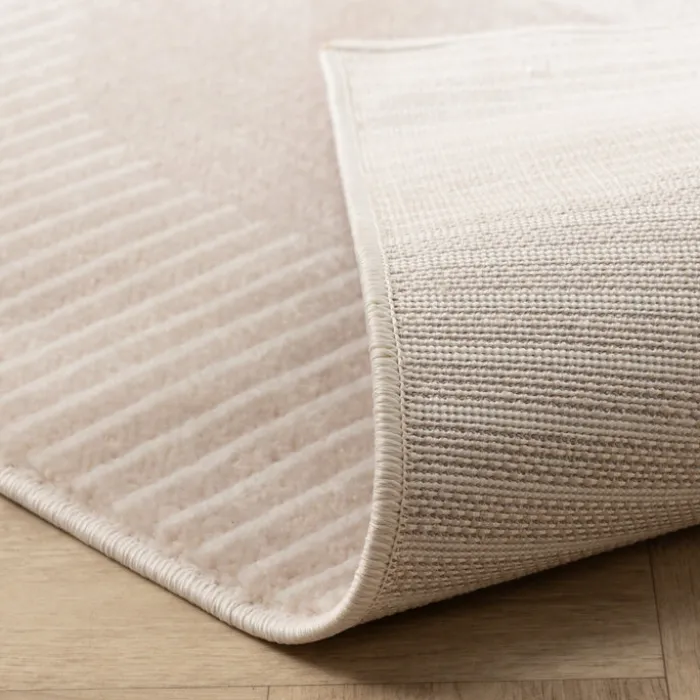 Skandinavischer Teppich - Aurora Shapes Beige