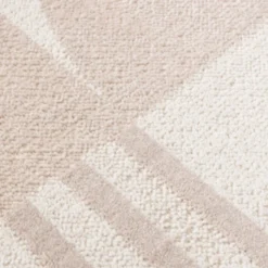 Skandinavischer Teppich Rund - Aurora Circles Beige