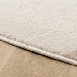 Skandinavischer Teppich Rund - Aurora Shapes Beige