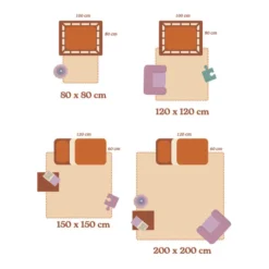 Spielmatte Baby Quadratisch - Jip Beige