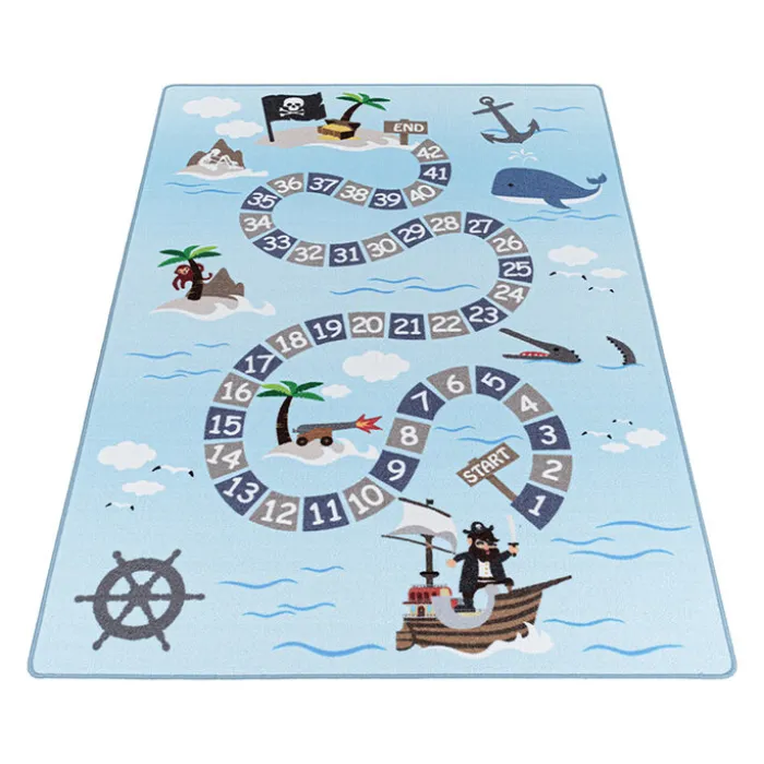 Spielmatte - Pleun Piratenfahrt Blau