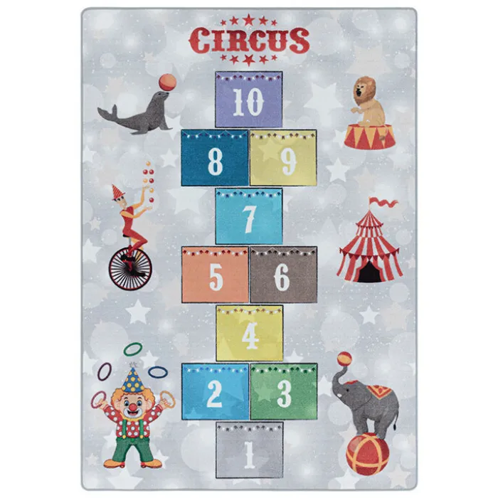 Spielmatte - Pleun Zirkus Hopscotch Grau