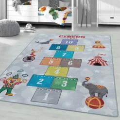 Spielmatte - Pleun Zirkus Hopscotch Grau