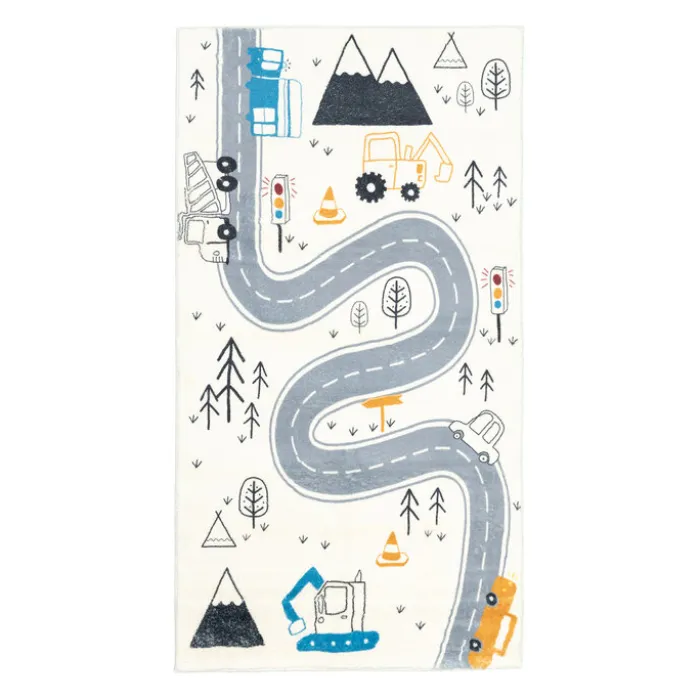 Spielteppich Auto - Dex Road Blau