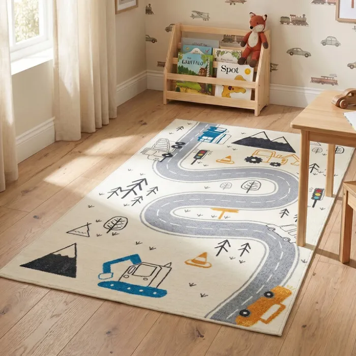 Spielteppich Auto - Dex Road Blau