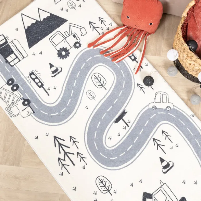Spielteppich Auto - Dex Road Schwarz