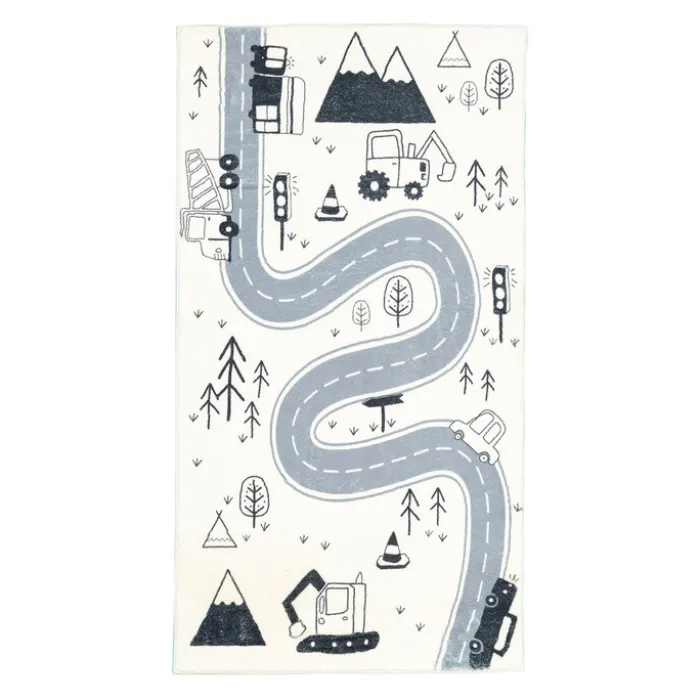 Spielteppich Auto - Dex Road Schwarz