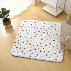 Spielteppich Baby Quadrat - Noa Confetti- 127x127cm