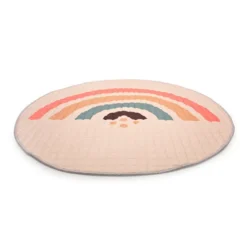 Spielteppich Baby Rund - Noa Regenbogen Bunt - Ø 150cm