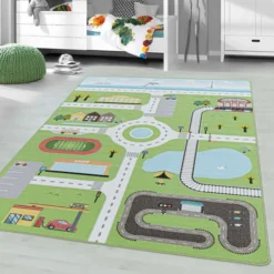 Spielteppich - Pleun Autobahn Grün