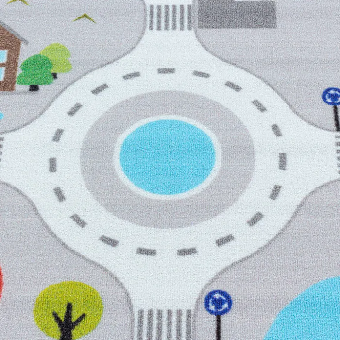 Spielteppich - Pleun Autobahn Grau