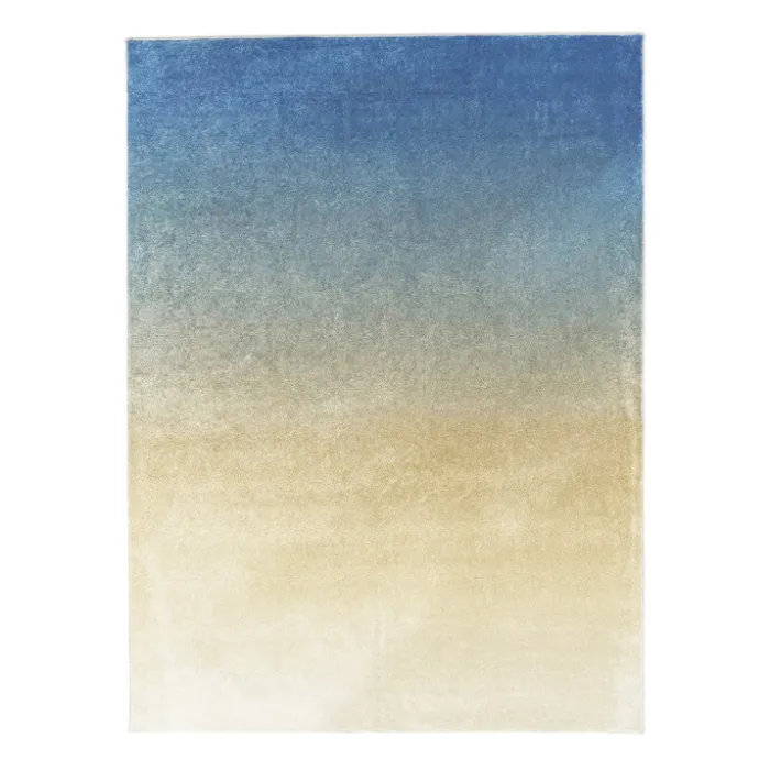 Teppich Abstrakt - Mellow Blau Gelb