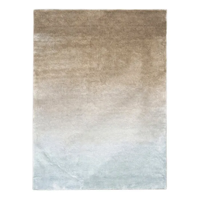 Teppich Abstrakt - Mellow Blau Taupe