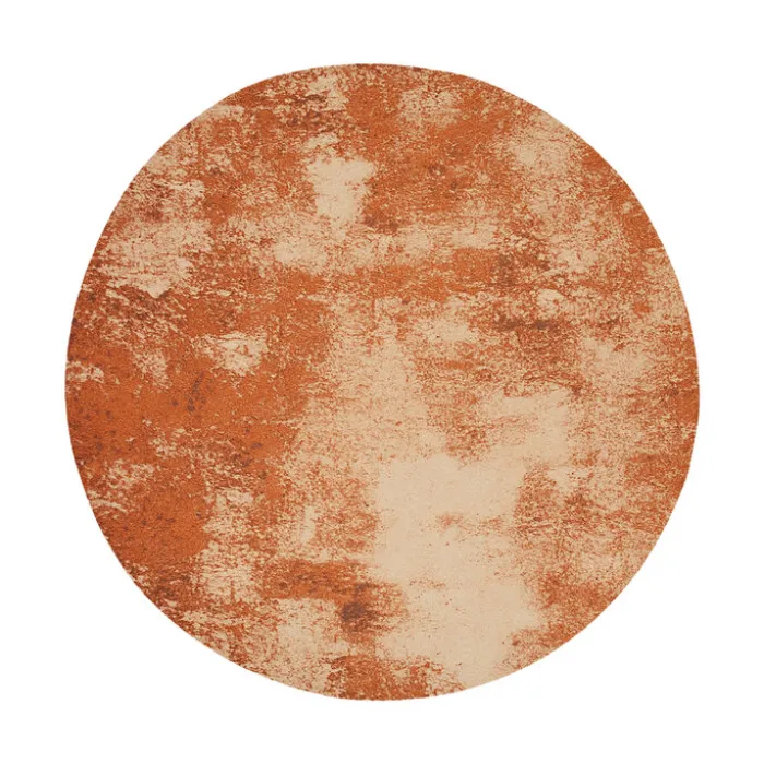 Teppich Abstrakt Rund - Candice Terracotta