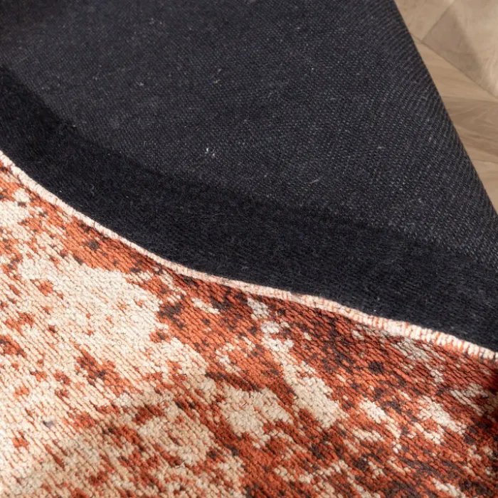 Teppich Abstrakt Rund - Candice Terracotta