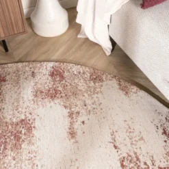 Teppich Abstrakt Rund - Candice Rosa